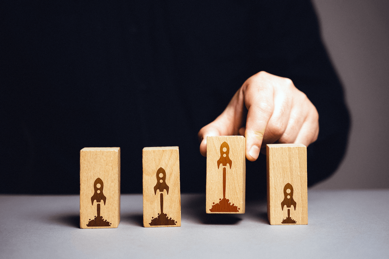 Founder reviewing a startup valuation model and financing assumptions